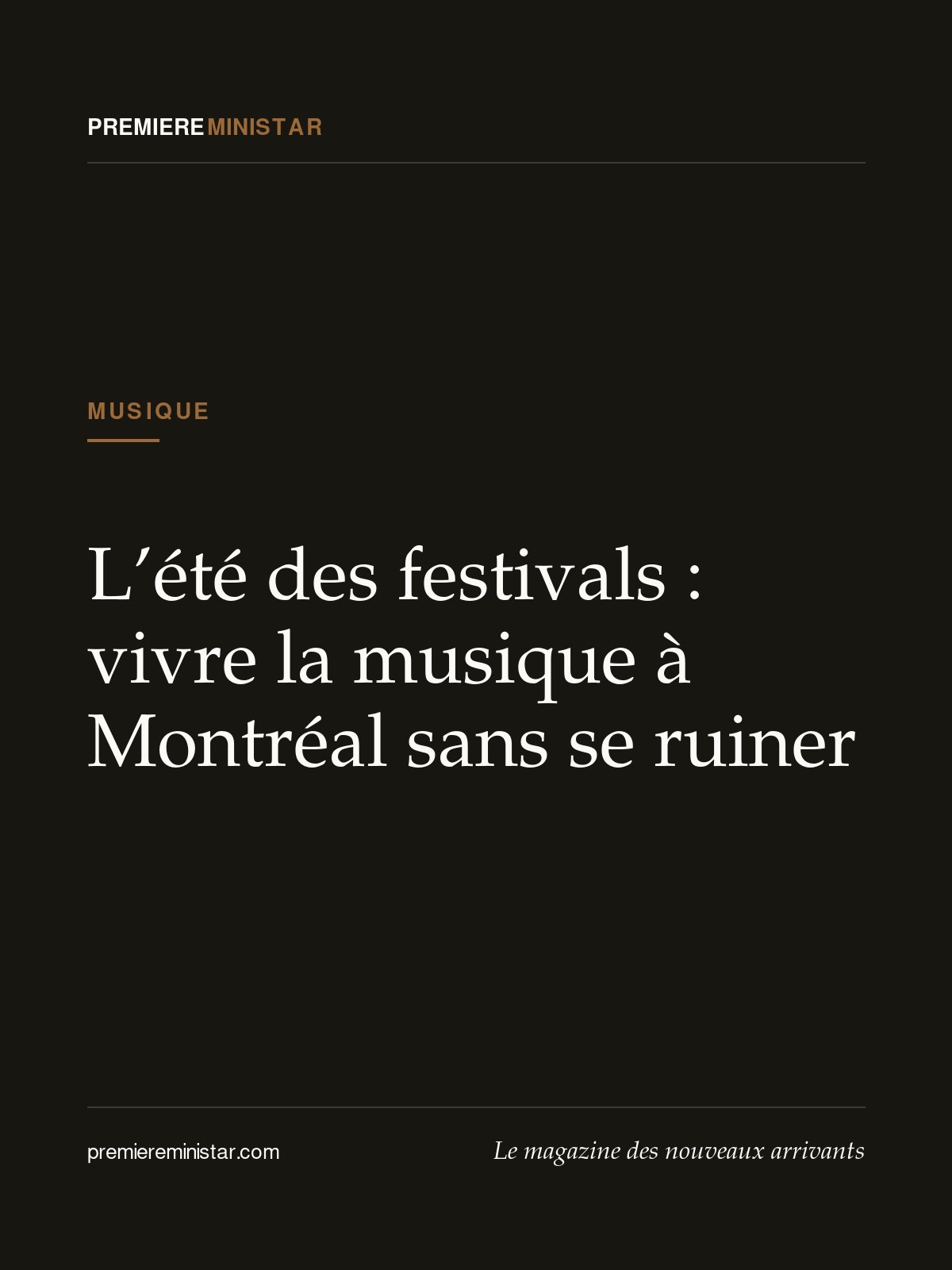 L’été des festivals : vivre la musique à Montréal sans se ruiner