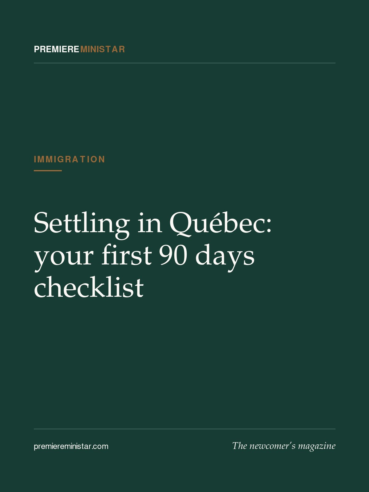 Settling in Québec: your first 90 days checklist