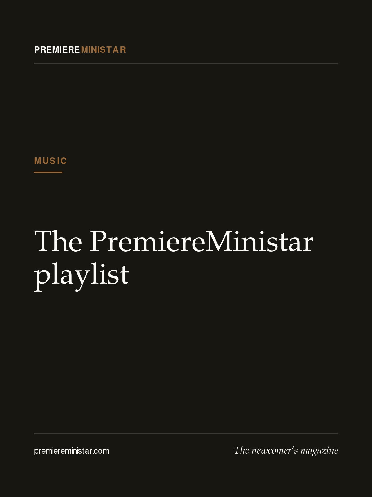 The PremiereMinistar playlist