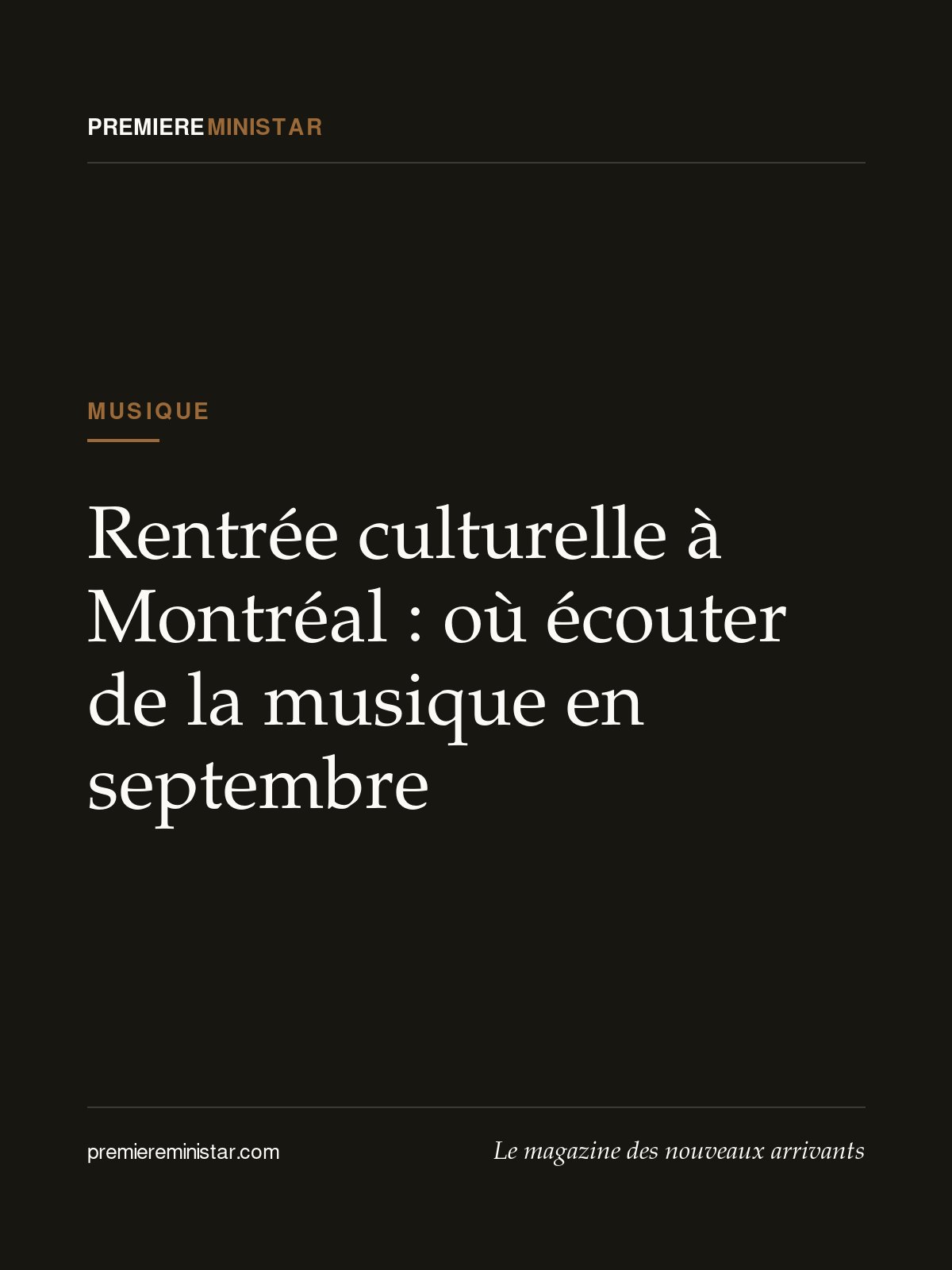 Rentrée culturelle à Montréal : où écouter de la musique en septembre
