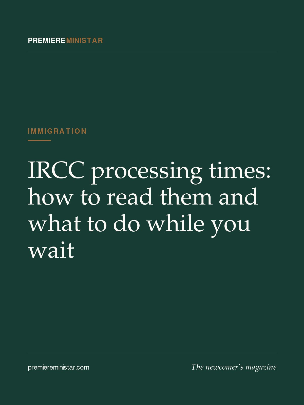 IRCC processing times: how to read them and what to do while you wait