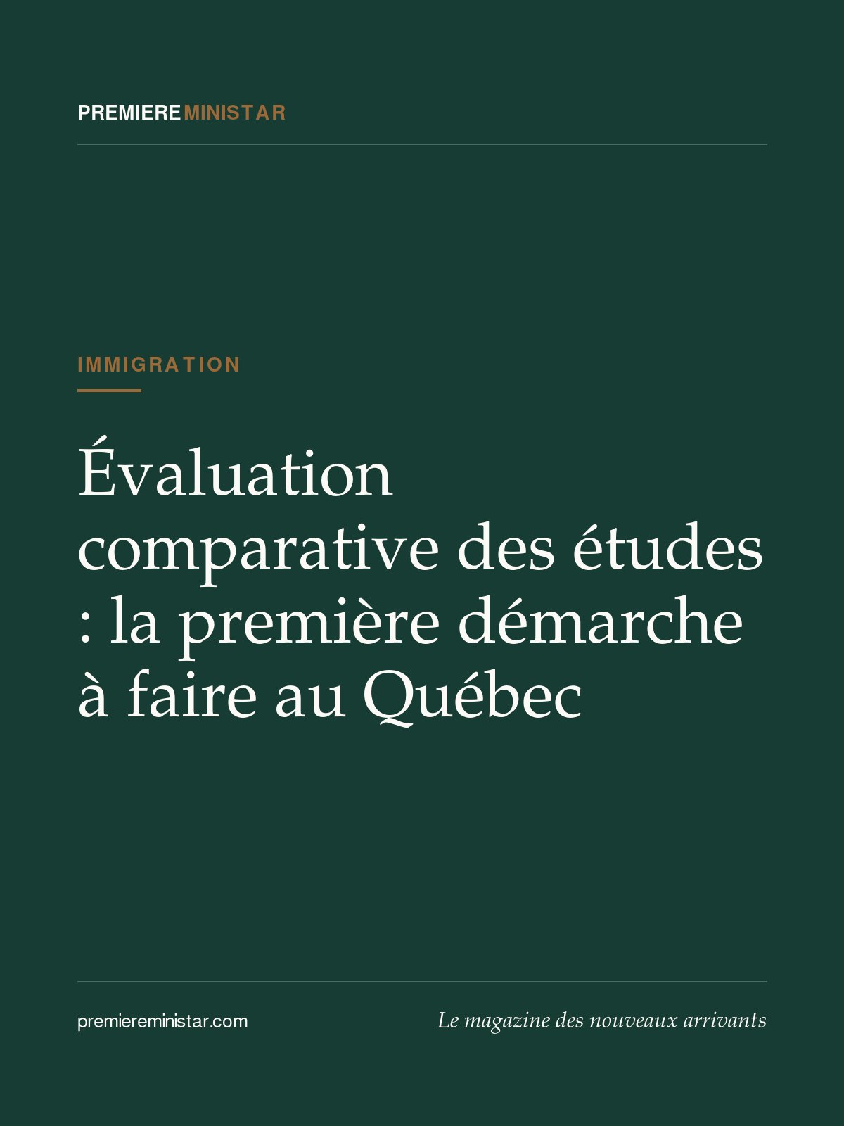 Évaluation comparative des études : la première démarche à faire au Québec